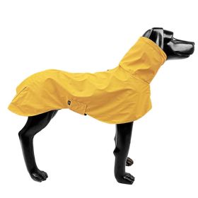 Pet Shell Jacket Dog Waterproof Windproof Raincoat (Option: Yellow-S)