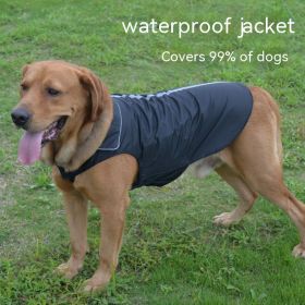 Dog Clothes Outdoor Shell Jacket Waterproof Raincoat (Option: XS-Black)