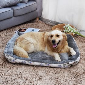 Doghouse Cathouse Supplies Big And Small Dogs Pet Bed Dog Bed (Option: Gray-XL)